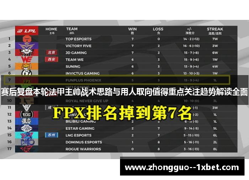 赛后复盘本轮法甲主帅战术思路与用人取向值得重点关注趋势解读全面 赛后复盘本轮法甲主帅战术思路与用人取向值得重点关注趋势解读全面