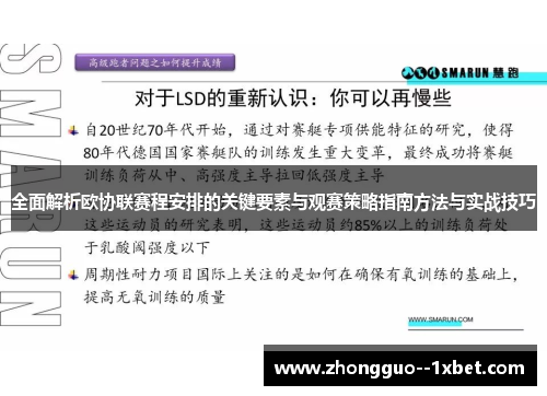 全面解析欧协联赛程安排的关键要素与观赛策略指南方法与实战技巧 全面解析欧协联赛程安排的关键要素与观赛策略指南方法与实战技巧